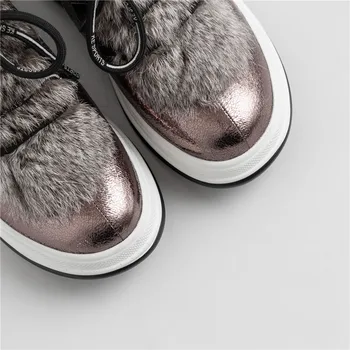 MORAZORA 2020 dimensiuni mari 33-43 de înaltă calitate cizme de iarna de moda rotund toe platforma de 2 culori pentru femei cizme pentru femei ține de cald zăpadă cizme glezna