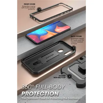Pentru Samsung Galaxy A20 /A30 Caz SUPCASE UB Pro Full-Corp Robust Toc Capac Caz cu Built-in Ecran Protector & Kickstand