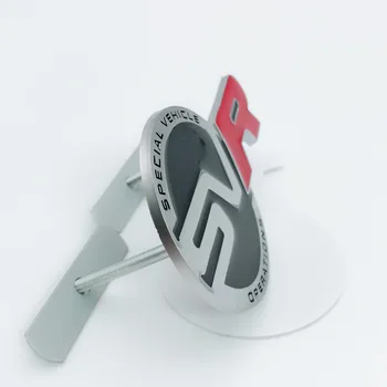1buc 3D metal SVR emblema grătar, mașină de autocolante Insigna de styling auto pentru RANGE ROVER SPORT HSE SPORT SUPERCHARGED AUTOBIOGRAFIA LR2 LR4