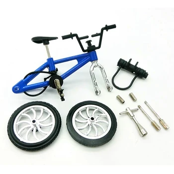 Mini Aliaj Finger BMX Biciclete Cutie Kit Degetul Biciclete Instrument de Jucării BMX Biciclete Model TechDeck Gadget-uri Noutate Gag Copil Jucării