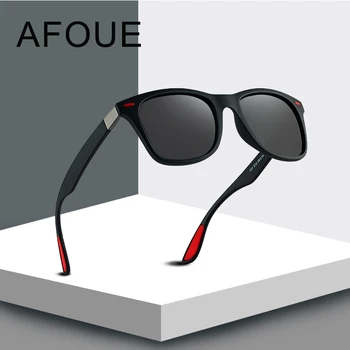 AFOUE DESIGN de BRAND Polarizat ochelari de Soare Femei Cadru Pătrat Ochelari de Soare Pentru Barbati Vintage Retro Ochelari de protectie UV400 Ochelari de Gafas De Sol