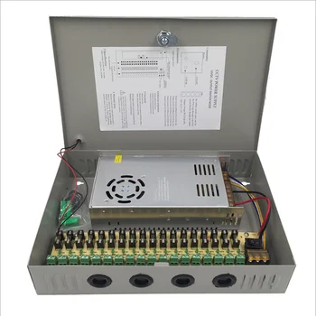 Livrare gratuita 12V 30A 18 canalului de securitate power box 360 W monitorizare centralizat de alimentare cutie de led-uri comutator power box