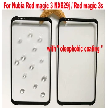 Cea mai bună Calitate Fața Exterioară a Panoului de Sticlă Pentru ZTE nubia Red magic 3 NX629j Ecran Tactil Top Lens pentru Red magic 3s NX629js NU LCD