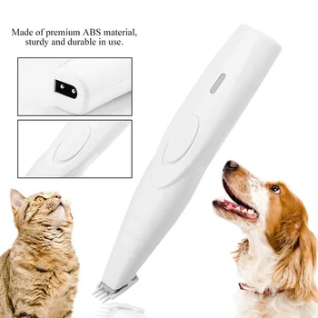 USB Profesionale Pet Clipper Foarfece Câine Bovine Iepuri de Ras Animale de companie Îngrijire Electric de Tuns Masina de debitat