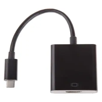 De tip C USB 3.1 de sex Masculin la HDMI compatibil Feminin Cablu Adaptor 1080P USB-C Video Converter Pentru Chrombook PC, Laptop, Tableta
