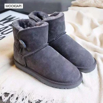Australia cele mai recente de înaltă calitate, cizme de zăpadă în 2019, pantofi pentru femei, real, de vacă, de șase culori, livrare gratuita