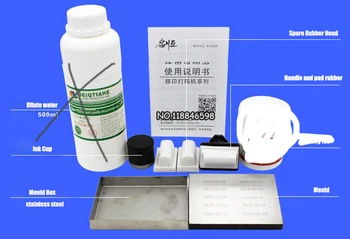 10BUC/Set Cod Manual de Producție Mașină Data Printer Cosmetice, Alimente de Mână Pad Imprimare cu Mucegai de Luare
