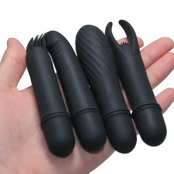 4 Tipuri de Mini 7 Vibrații Vibrator Vibrator pentru Femei Reincarcabil rezistent la apa Masaj Tăcut Vibrator sex Feminin Masturbator