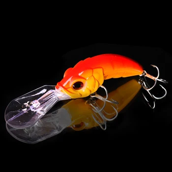 1BUC 13.4g10cm Crankbait de Pescuit Momeală Artificială Manivela Greu Momeală Plastic Realiste Swimbait de Pescuit Momeli Japonia Pește Momeli