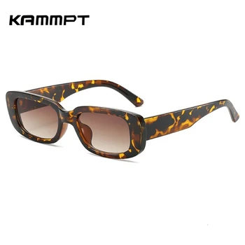 KAMMPT Moda Mic Pătrat ochelari de Soare pentru Femei/ Bărbați la Modă Leopard Vintege Ochelari de Soare Nuante Ochelari