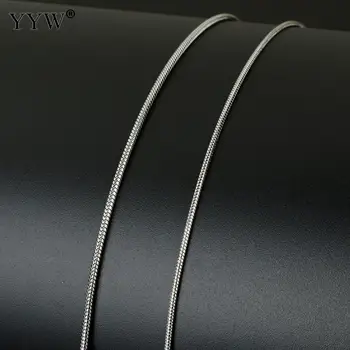 10m/Spool 2019 Oțel Inoxidabil Șarpe Bobină Bobină Lant Cu Bratara Colier Bijuterii Femei de a Face Cu Bobină Plastic Argintiu