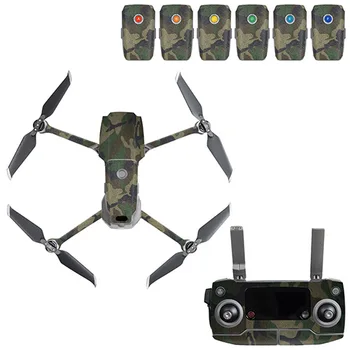 Graffiti Decal Piei Kit Pentru DJI Mavic 2 Drone Corpul Autocolant Desert Camuflaj Decalcomanii de Piele Accesorii Pentru Mavic 2 PRO/ Zoom
