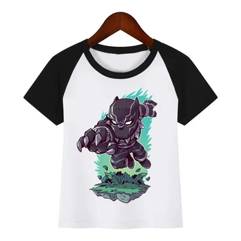 Copii Negru PantherT-shirt pentru Copii Amuzante Haine de Vară pentru Copii T-shirt pentru Copii Îmbrăcăminte de Modă Tricou