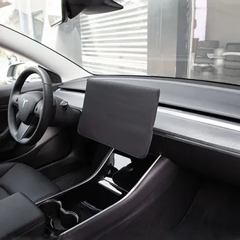 Parasolar Auto Ecran Protector De Ecran Capac De Praf Negru, Fără Scrisoare De Maneca Pentru Tesla Model 3 2017 2018 2019 2020