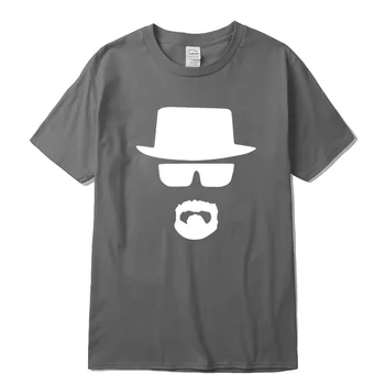 XINYI Oameni de Calitate de Top Bumbac heisenberg print amuzant barbati tricou casual cu maneci scurte mens T-shirt de Moda cool Tricou pentru bărbați