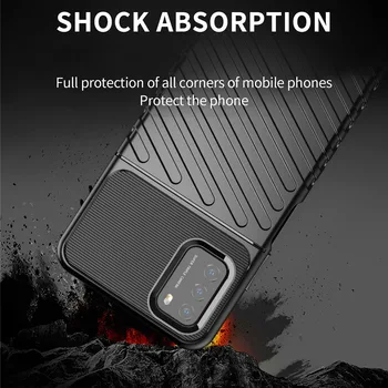 Silicon moale Militare Caz rezistent la Socuri pentru Xiaomi Poco M3 Grele Telefon Flip Cover pentru Poco M3 Caz 6.53 inch