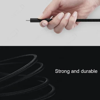 Original Xiaomi Tip C Cablu Tyle C USB C 100cm Împletitură Rapid Încărcător Cablu de Telefon pentru Xiaomi, OnePlus, Huawei Telefon Tip C Port