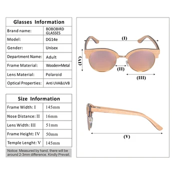 BOBO PASĂRE de Lemn Doamnelor ochelari de Soare Femei Polarizat Ochelari de Soare UV400 în Cutie de Lemn