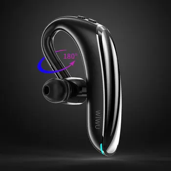 WIWU Căști Bluetooth 180 de Grade Rotire Liberă Singur Casti HiFi Stereo Sunete set cu Cască pentru iPhone Telefoane Mobile