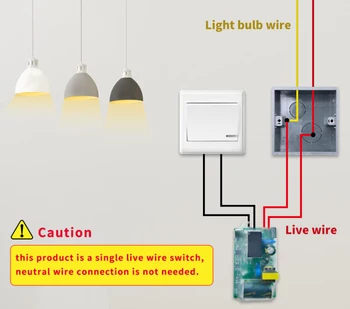 EWeLink WIFI Întrerupător Modul DIY Control de la Distanță de Foc Comutatorul de Modificare Module Fără Fir Neutru Smart Home Automation Module