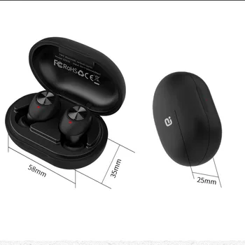 TWS Bluetooth 5.0 Căști de Încărcare Cutie Căști Wireless HD Stereo Sport rezistent la apa Căști Căști Cu Microfon aptx