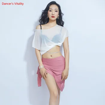 Vrac de Proiectare Sexy Belly Dance Costum Set Top+Fusta scurta de Dans Costum Dans Oriental Practică Haine