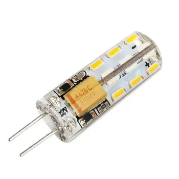 G4 LED-uri de Porumb Becuri 2700K Alb Cald 1.5-2W Lampă de 12V DC Înlocuiește 15W Lămpi cu Halogen de Silicon Bec 10Pack