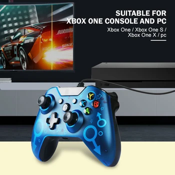 Date Broasca cu Fir USB Gamepad Pentru Xbox One Consola Slim Dual Vibration Joystick Pentru PC Mâner Controller Controle Pentru Win7/8/10
