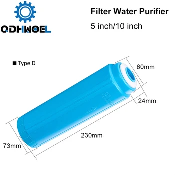 Filtru Purificator de Apa de 5 inch/10 inch cu Laser Deionizată Rășină Filtru pentru Fibre Laser de Chiller