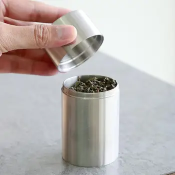 304 din oțel inoxidabil ceai poate Îngroșat de stocare portabile sticla de Călătorie portabil mic, sigilat, cutie de Înaltă calitate și ușor de curățat