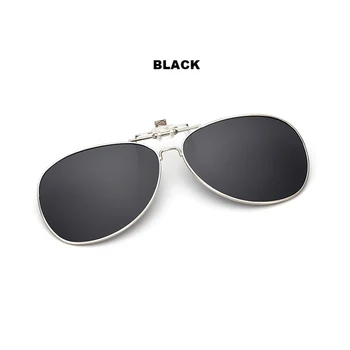 SGC06 Polarizati Clip-On ochelari de Soare Anti-UV miop Ciclism ochelari de Soare de Conducere Clip de Pescuit Flip-Up Ochelari de Soare Ochelari Clip