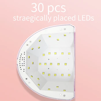 48W Soare UV Lampa LED pentru Unghii Uscător de Lumină Uscare Unghii&Unghie Gel de Întărire de Unghii de Arta Uscător de Manichiura Lampa pentru Gel de unghii