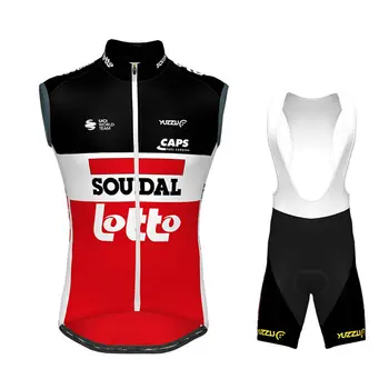 Lotto Soudal Echipa Pro 2020 Roșu Ciclism Jersey Seturi de Biciclete Maillot Respirabil Ropa Ciclismo MTB Maneca Lunga Bike Uniformă