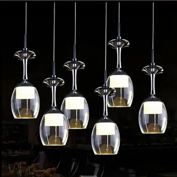 Moderne, creative, de cristal lămpi de tavan lămpi cu LED-uri camera de zi sala de mese de sticlă lampă de tavan cu led luciu de lumină lumini plafon