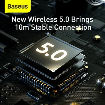 Baseus D02 Pro Bluetooth Căști Portabile, Căști Setul Cu Cască Bluetooth Stereo Căști Fără Fir Pentru Telefon Computer Juca Jocul