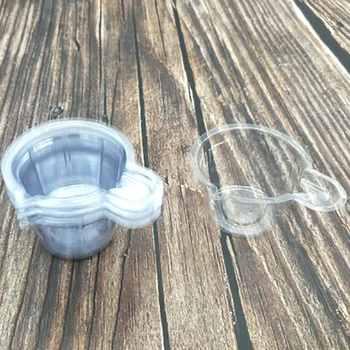 120Pcs de Plastic de Unică folosință Cupa Epoxidice din Plastic Transparent Suport pahare DIY Cristal Epoxidice Cupa