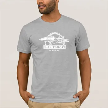 Moda 2019 trend T-shirt 2019 Nou Bumbac Bărbați Dimensiune F-14 Tomcat Schematică brand de Îmbrăcăminte pentru Bărbați alb cu maneci scurte t-shirt