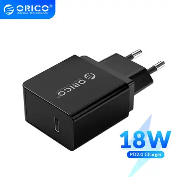 ORICO 18W PD2.0 USB de Tip C Încărcător de Încărcare Rapidă PD Rapid Încărcător USB pentru iPhone 11Pro iPhone 11Pro Max xiaomi, Huawei