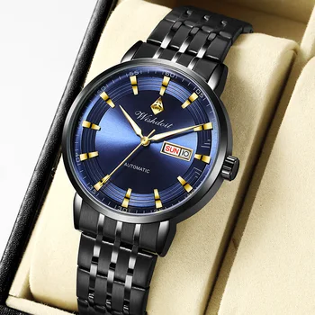WISHDOIT Bărbați Ceas Brand de Top de Lux Săptămâna Calendar Ceas rezistent la apa pentru Bărbați din Oțel Trupa Casual Cuarț Ceas pentru Bărbați Ceasuri Sport