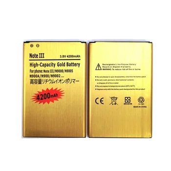 Noi B800BC B800BE 4200mAh Aur Baterie Pentru Samsung Galaxy Note 3 Note3 III N9000 N9005 N900 SM SM-N9005 SM-N900 B800BU