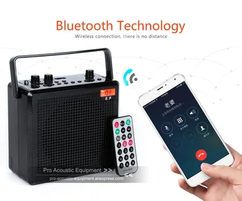 Bluetooth Wireless Portabil Voce Amplificator Portabil Cască Microfon Predare Vorbitor Megafon Profesor Antrenor Ghid Difuzor