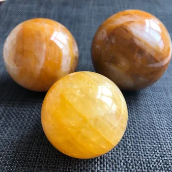 Naturale de aur vindecător sfera minge de vindecare reiki cristale sfera pentru decor acasă pentru cadou