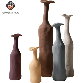 Nordic Moderne de Artă Ceramică Vaza, Morandi Culoare Creative Vaza, Decor Acasă De luat Masa Și TV Cabinet, Cadou Suvenir