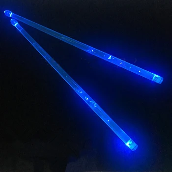 Material polimer 5A Tambur Stick 12 Culori Alternativ Noctilucent Strălucire în Întuneric pe Scenă Luminos Jazz Copane