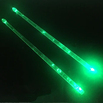 Material polimer 5A Tambur Stick 12 Culori Alternativ Noctilucent Strălucire în Întuneric pe Scenă Luminos Jazz Copane