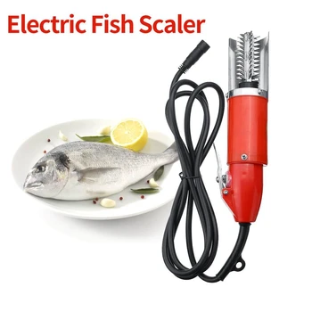 120W Impermeabil Electric Scară de Pește Racleta de Pescuit instrumente pentru detartraj Curat Pește Ușor Stripteuză Remover Instrument de curățare Adaptor de Încărcare,Ue și Pl