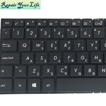 GK tastatura pentru ASUS ZenBook Flip UX360 UX360CA-UBM1T UX360CA-UBM2T UX360UAK Grecia negru cu lumina de fundal Șuruburi 0KNB0-2625GR00