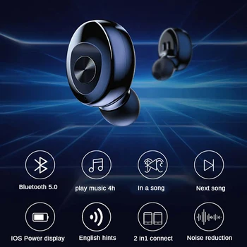 XG12 TWS Wireless Bluetooth 5.0 Cască Stereo Căști Sport Căști Airbuds Gaming Headset Cu Microfon pentru xiaomi samsung