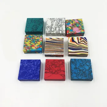 1bucată Artificiale Turcoaz DIY cuțit material mâner Pentru Damasc instrument de tăiere sept 7 tipuri de culori