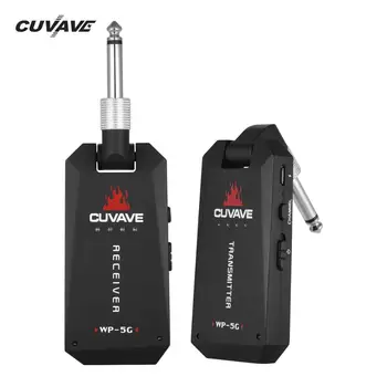 CUVAVE WP-5G Wireless 5.8 GHz Sistem de Chitară Reîncărcabilă Audio Emițător și Receptor Banda ISM pentru Chitara Electrica cu Amplificator
